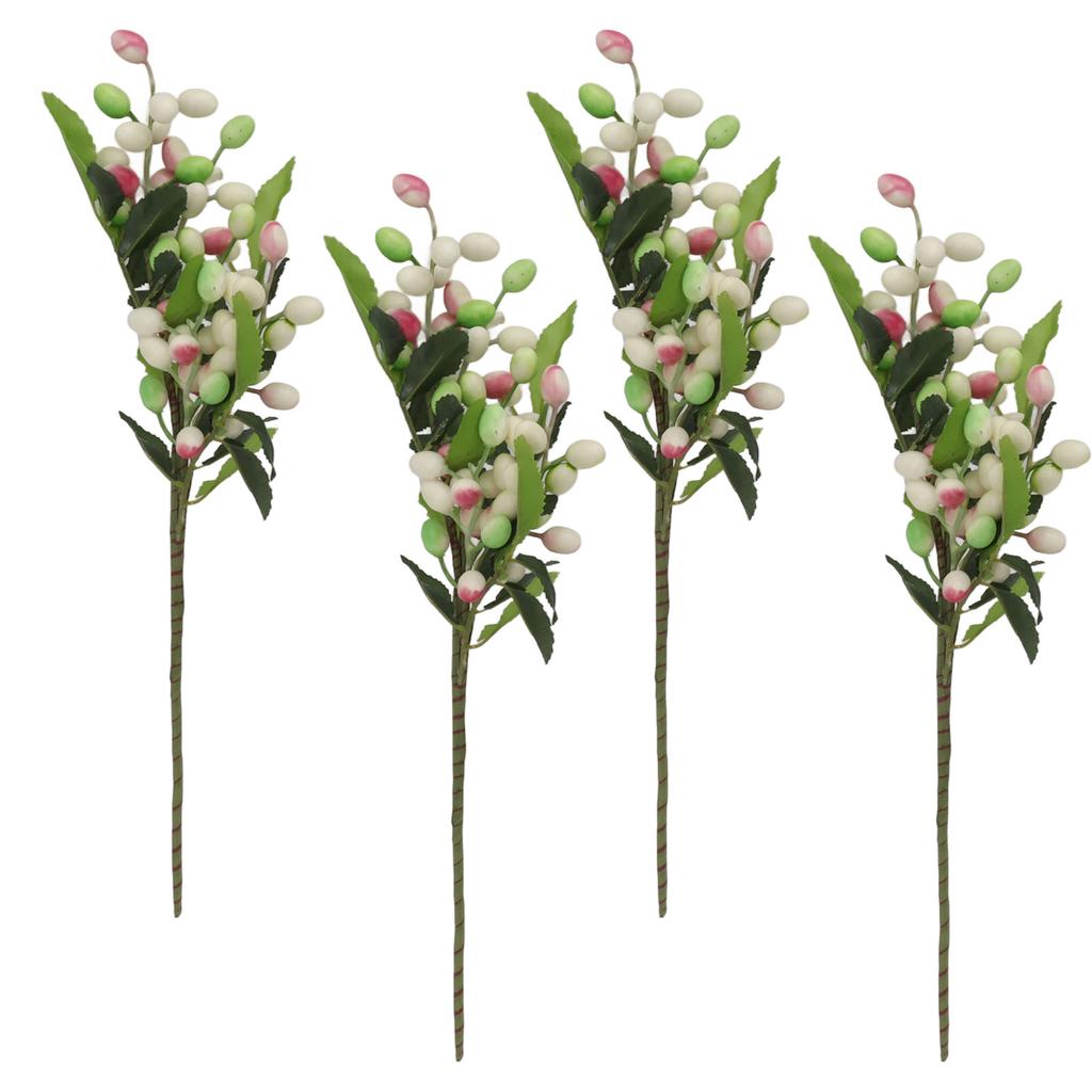 5PCS Artificial Berries Artificial Pip Berry Stems Decoration for Living Room Office