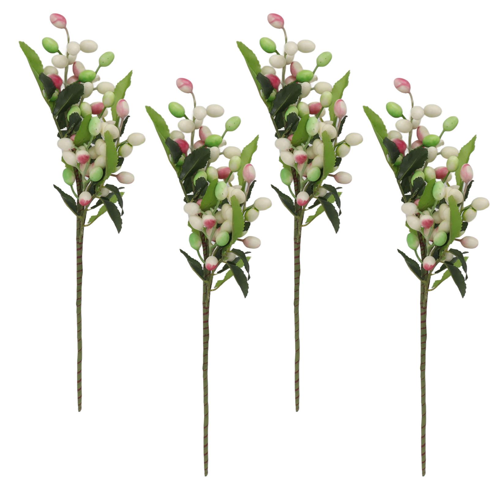 

5PCS Artificial Berries Artificial Pip Berry Stems Decoration for Living Room Office