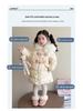 2025 Winter Girls' Long Down Jacket - Thick, Fashionable, and Stylish for Toddlers and Girls