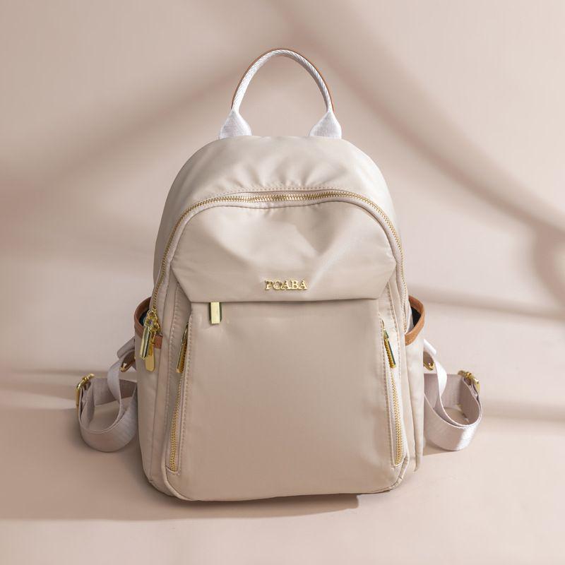 Vielseitiger leichter Oxford-Rucksack für Damen: Trendig, Großes Fassungsvermögen, Wasserdicht für Reise & Schule