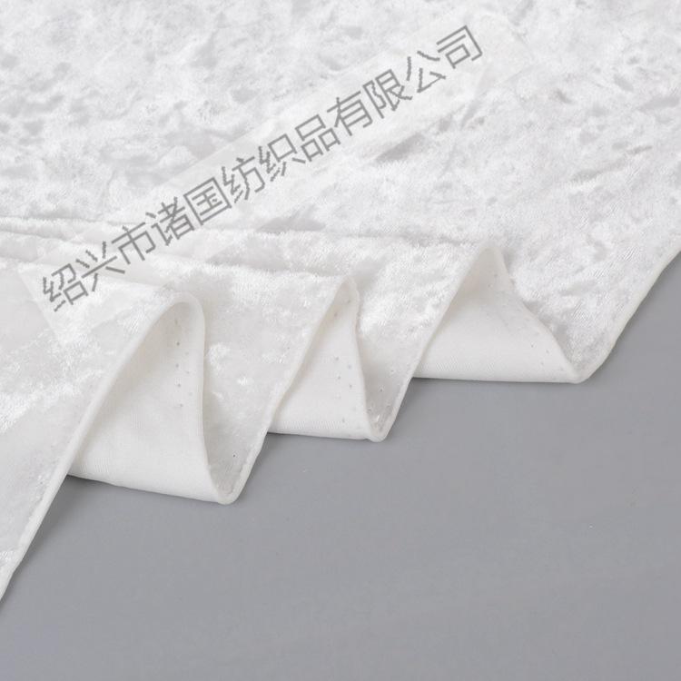 Fashion Ice Flower Velvet Weft Knit Gold Diamond Velvet – 30+ Color Options for Candy Bag Fabric