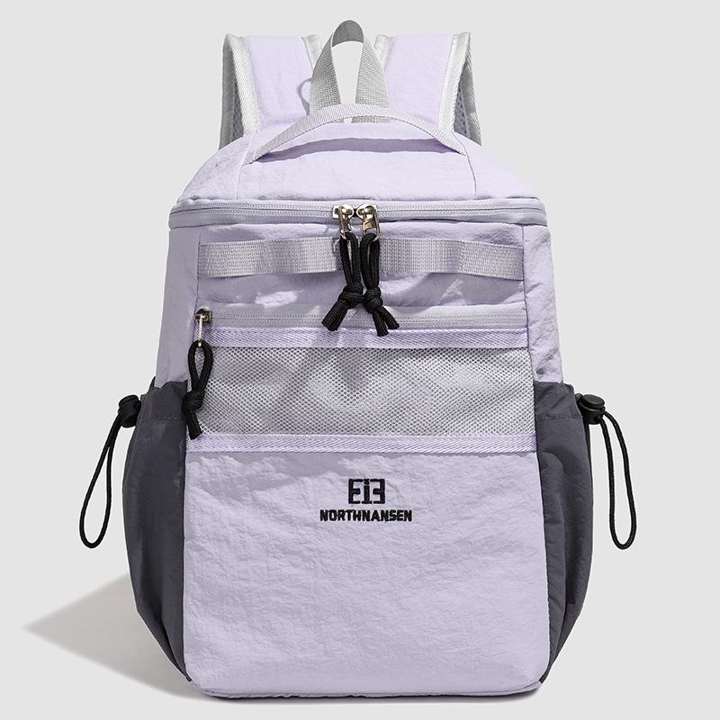 

2025 Легкий рюкзак большой вместимости для путешествий на открытом воздухе и альпинизма фиолетовый