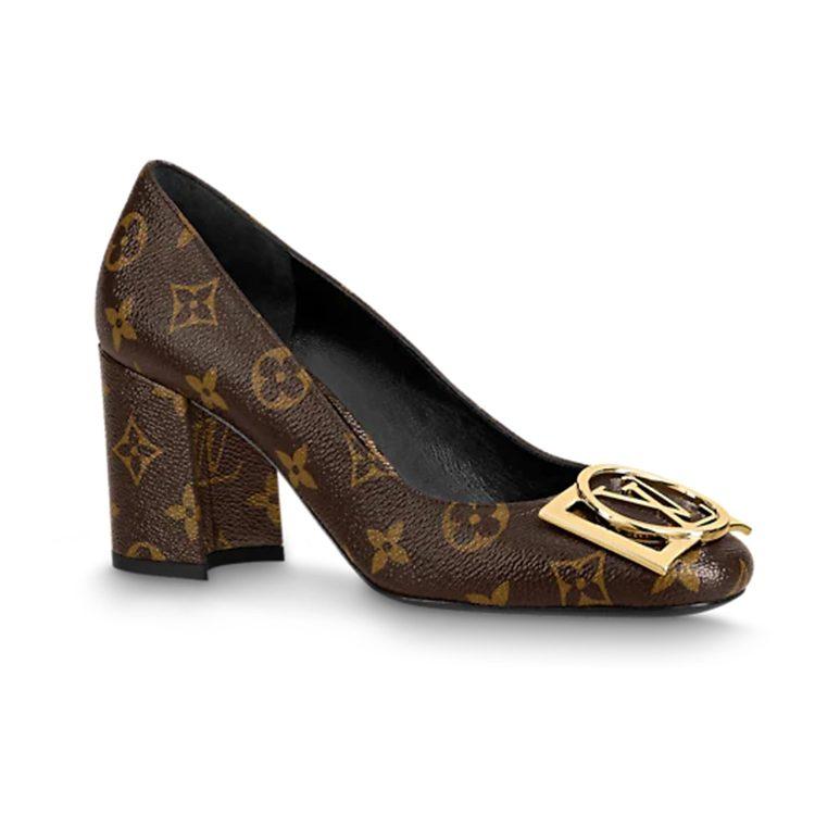 Louis Vuitton Madeleine High Heels Women's Brown 1A8N8L