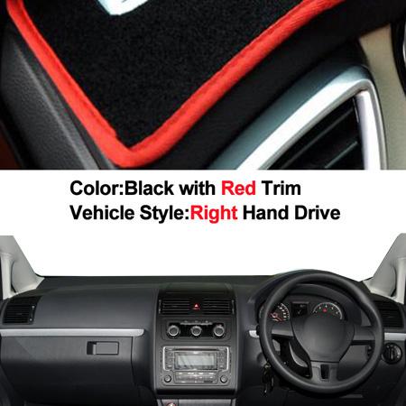 Car Dashboard Cover Dash Mat For Volkswagen VW Touran 2003 2004 -2009 2010 2011 2012 2013 2014 2015 Pad Sun Shade Car Styling