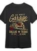 Unisex Shirt Cotton Oversize Large Size Gas Monkey Garage Dallas Texas - Vintage Hot Para H