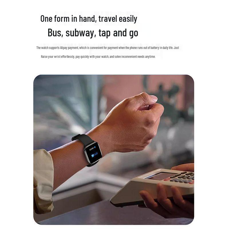 Universal Smartwatch CY12: NFC Offline Payment, Heart Rate Monitor, Sports Features