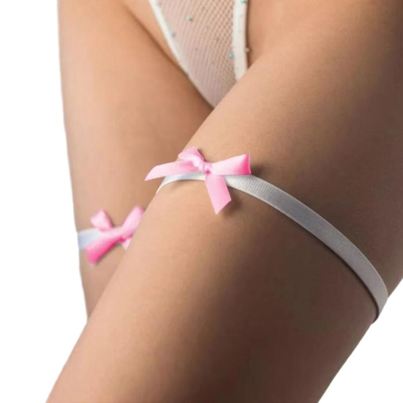 Adjustable Leg Garter with Designs Thigh Rings Garter Belt for Cosplay Party