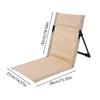 Beach Chair Camping Chairs Fishing Backrest Chairs Garden Park Single Lazy Chair Portable Folding Beach Lounger Outdoor Gears