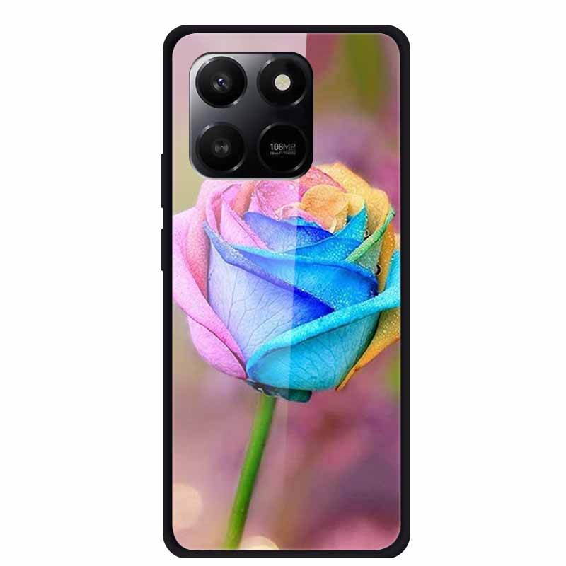 6.77" Glass Back Cover For Honor 400 Smart X7d 2025 Case Tempered Glass Case For Honor Play 10T 5G Case Protective Fundas Shells