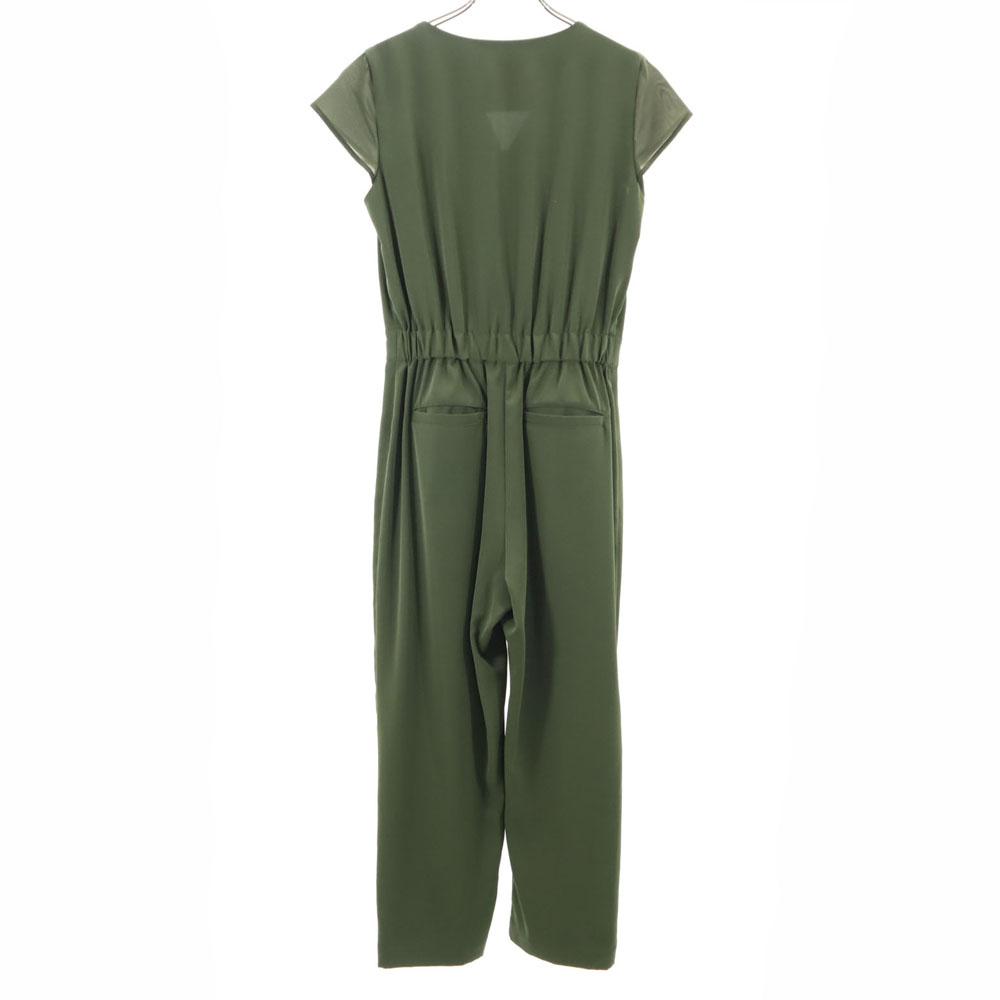 AMERI UNDRESSED Short sleeve All in one M khaki French sleeve jumpsuit Women Used