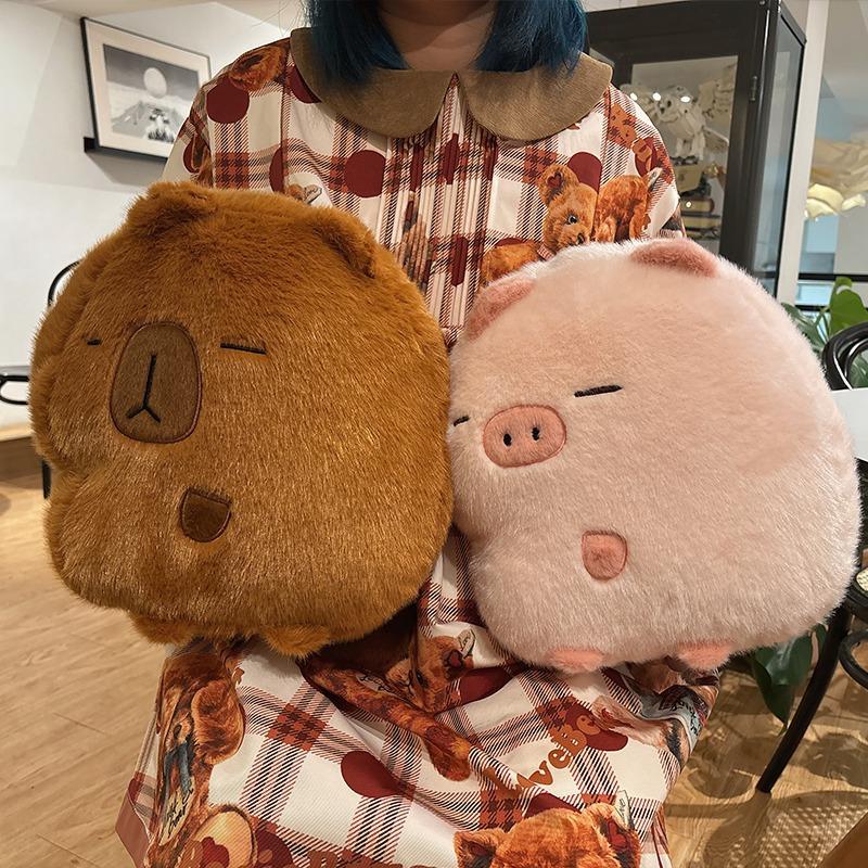 Cartoon Cute Capybara Panda Throw Pillow Plush Toy Doll Pig Doll Home Pillow Cushion Doll