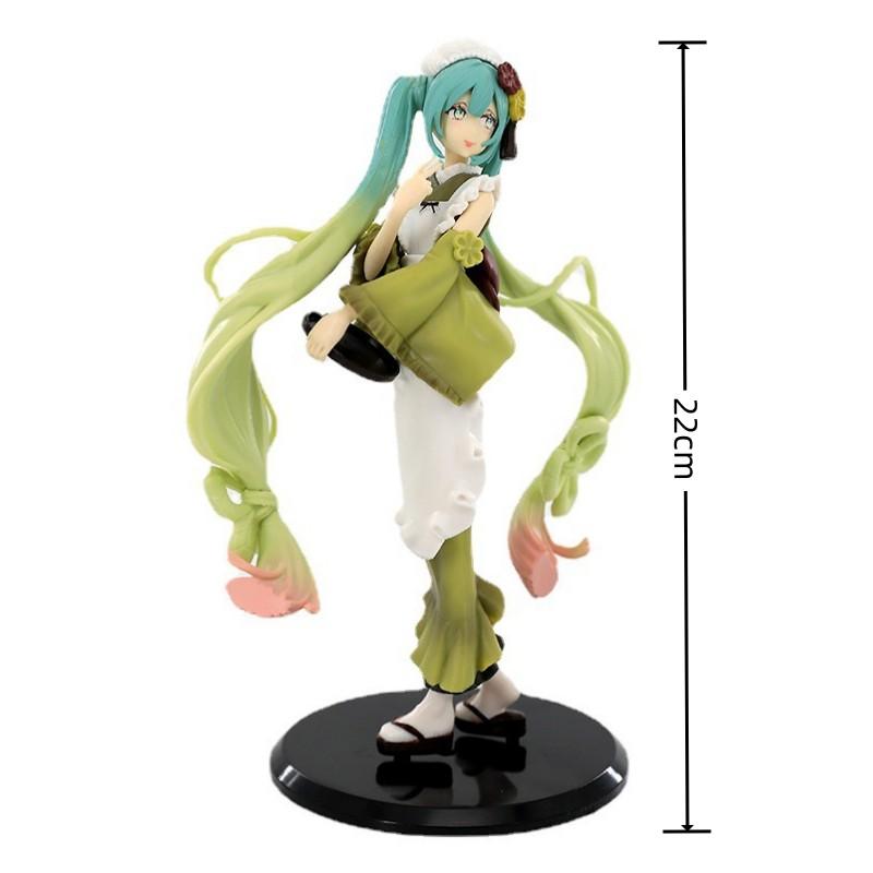 Новый Аниме Хацунэ Мику кимоно Виртуальный певец Манга Фигурка Хацунэ Мику ПВХ Фигурка действия Кавайная игрушка подарок для девочки