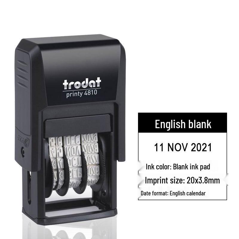Zhuoda 4810 Automatic Adjustable Date Stamp with Ink Dispensing