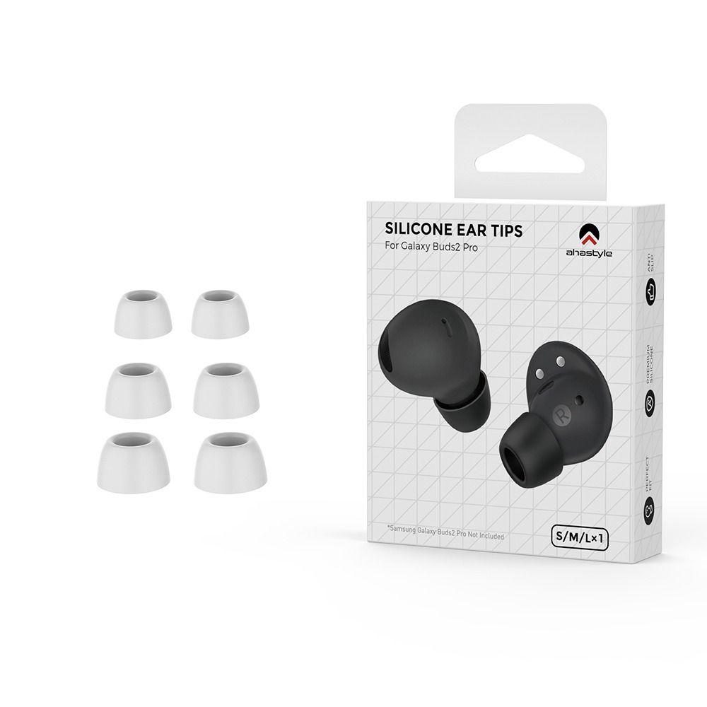 

3/6Pairs Silicone Ear Tips for Samsung Galaxy buds 2 pro Earphone Eartips Earbuds Tips Accessory for Galaxy buds 2pro 3Pairs білий