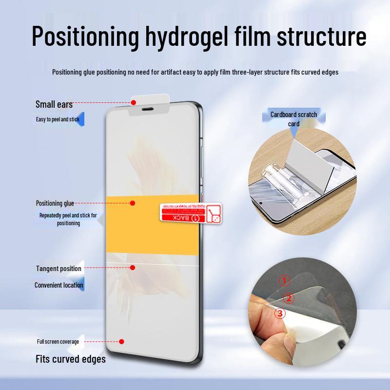 Compatible Oppo Reno 16C/FS Phone Film - High-Definition Hydrogel Full Screen Protector for 15C/14F Models.