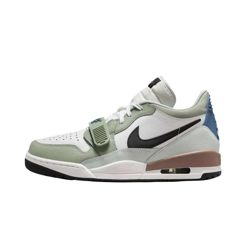Jordan Legacy 312 SEVEN Qing Lin Abrasion Resistant Low Top Vintage Basketball Shoes Men's Green HV5970-101(Team348-SEVEN )