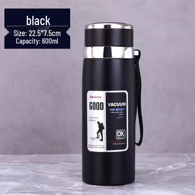 Stainless Steel Thermos Cup - Stylish Outdoor Sports Water Bottle | Portable Travel Gift Cup