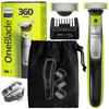 Electric Shaver - Philips - OneBlade QP2734 20 - Waterproof Beard Trimmer - 360 Blade - Case Included