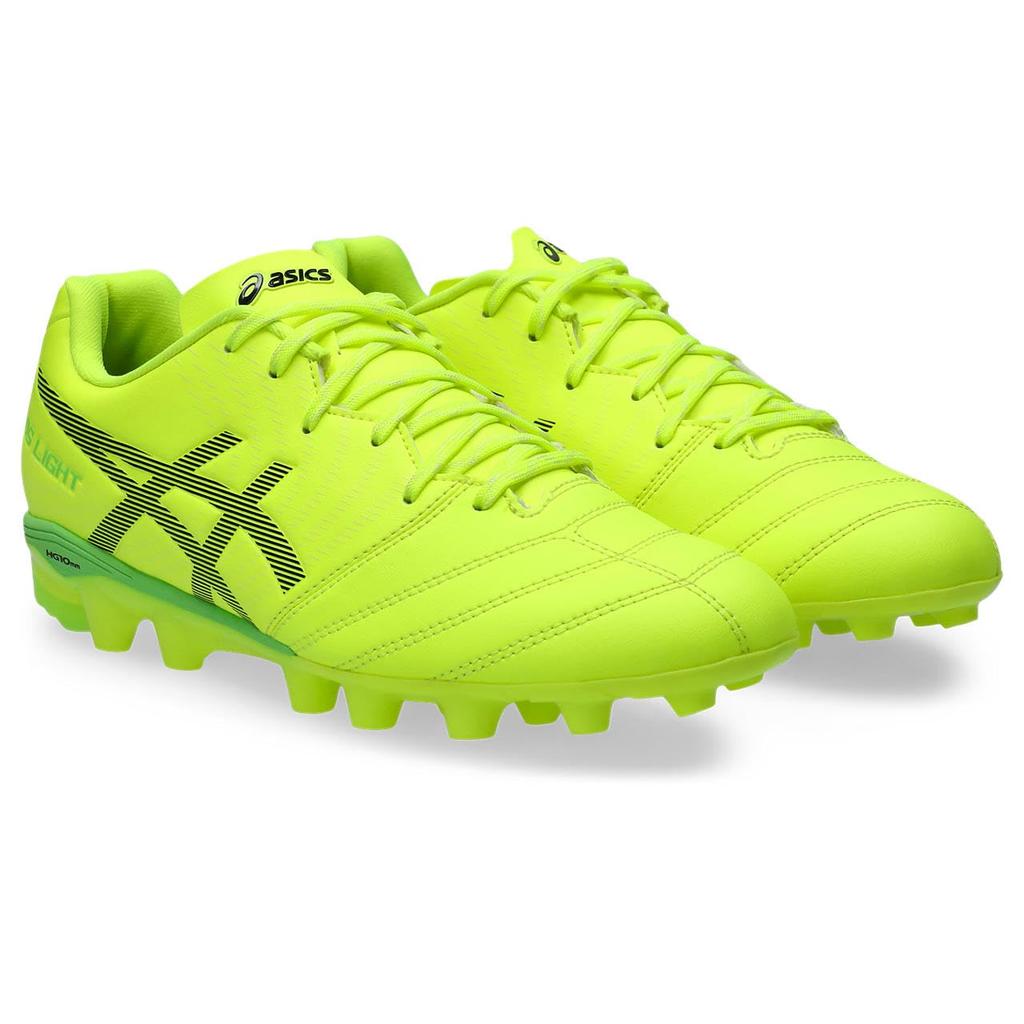 Asics DS LIGHT JR GS 1104A054 Soccer Size 750 Size 2E Shoes, Unisex, (Safety Yellow/Black), 23.5 Cm,
