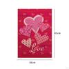 Love Blossom Garden Flag - Elegant Outdoor Decor for Celebrations
