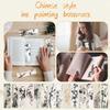 Chinese Ink Painting Bookmarks: 24 Sheet Set of High Aesthetic Student Reading Markers, Perfect As Cultural Creative Paper Gifts