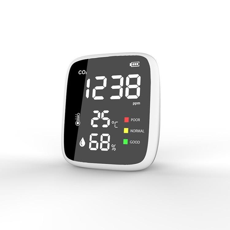 Портативный детектор CO2: Монитор температуры, влажности и качества воздуха