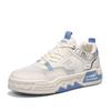 Summer new color matching college style casual low-top board shoes mesh thin breathable thick sole increased height