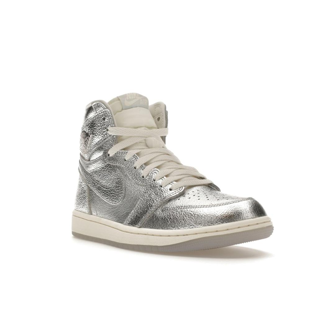 Air Jordan 1 Retro High OG Chrome Women Sneakers Silver Metallic-Silver Photon-Dust FN7249-001
