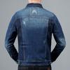 Frühling Neue männer Casual Baumwolle Denim Jacke Klassischen Stil, Mode Schlank Gewaschen Retro Blau Jeans Mantel Männlich Marke Kleidung