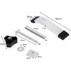 Pinces à serrage rapide pour rail en T - AIMOONSA - T-Track Clamp - Alliage d'aluminium - Filetage M8 - Argenté