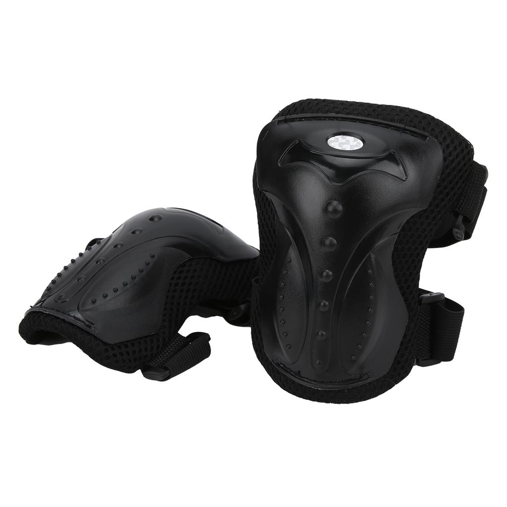 6pcs Set Adults Skateboard Protective Gear Kit Knee Pads Elbow Pads Wrist Guards Set
