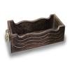 Wooden Table Top Large 3 Container Canister Set with Tray and Lid for Tea Coffee Sugar 600 Ml Box