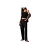 Calvin Klein Jeans Solid Color Cropped Fitted Square Neck Tank Top Women Tops Black J20J223110-BEH