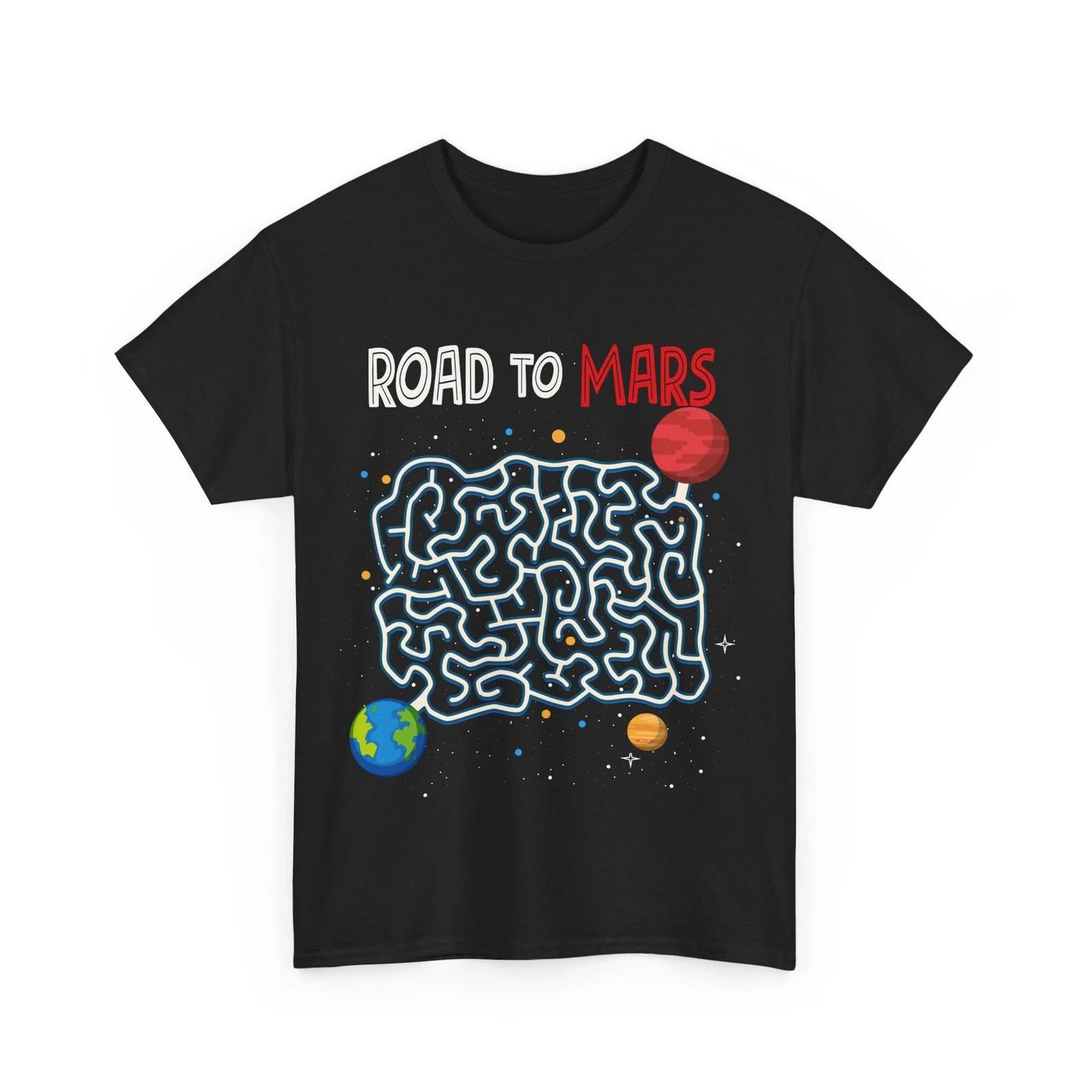 Occupy Mars T shirt, Mars Space Exploration Astronaut Solar System Shirt 2XL