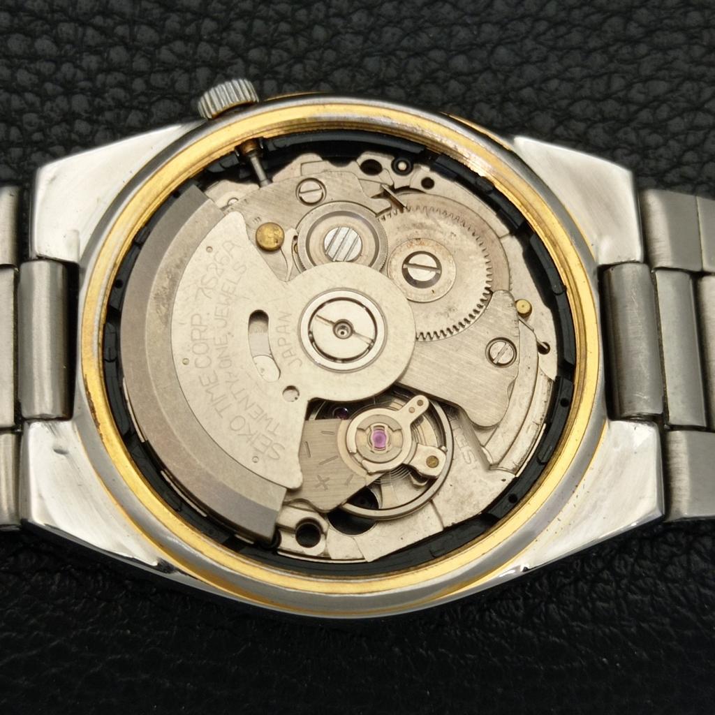 GENUINE VINTAGE SEIKO 5 AUTOMATIC 7S26A JAPAN MENS BLUE DIAL WATCH A702465-5 R124-a702465