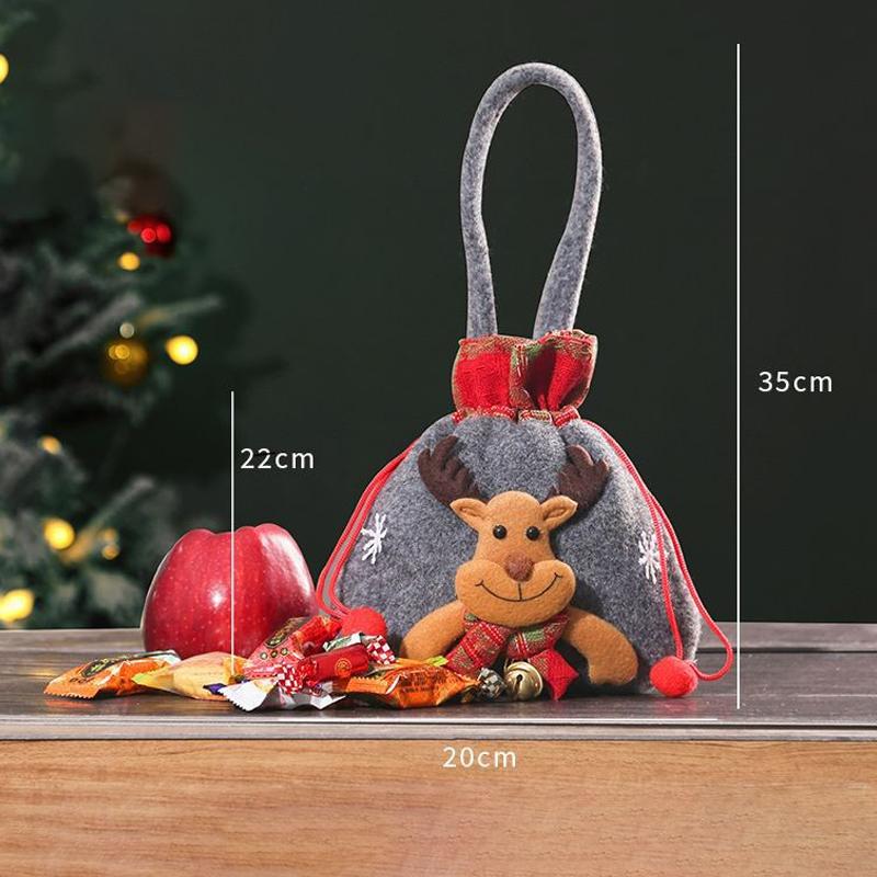 

Рождественский пакет для карамельного яблока Детский подарочный пакет Пакет для конфет для детского сада Пакет для упаковки рождественских конфет