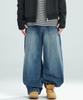 ZPLISH Ballon Weite Jeans Blaue