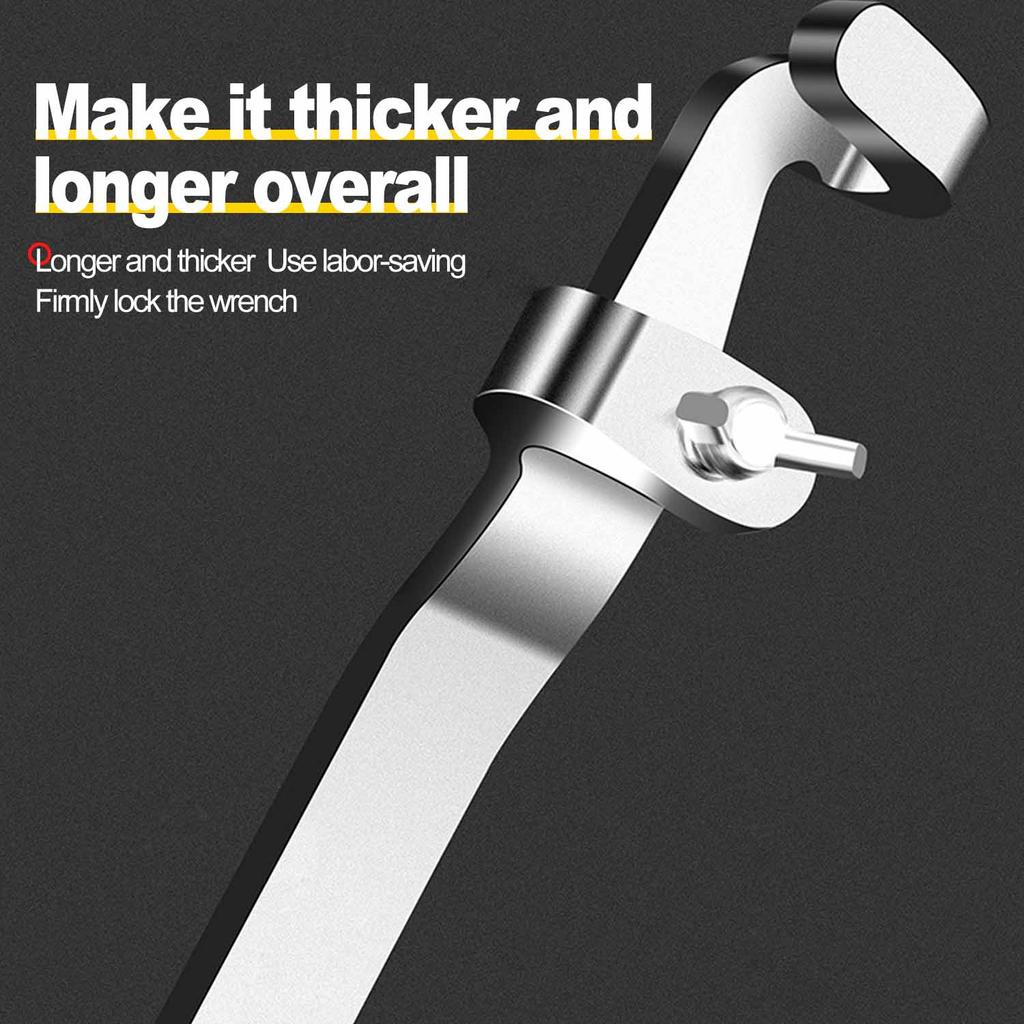 Wrench Extender Tool Bar 15inch Long Universal Torque Adaptor Wrench Extension Torque Amplifier Tool Spanner Extender Tool