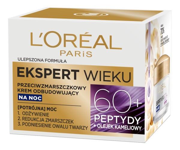 Loreal Ekspert Wieku 60+ Krem Odbudowujący Na Noc 50Ml