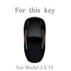 TPU Car Smart Key Case Cover For Tesla Model 3 Model X Model S Model Y Bag Protector Fob Band Shell Holder Keychain Accessories