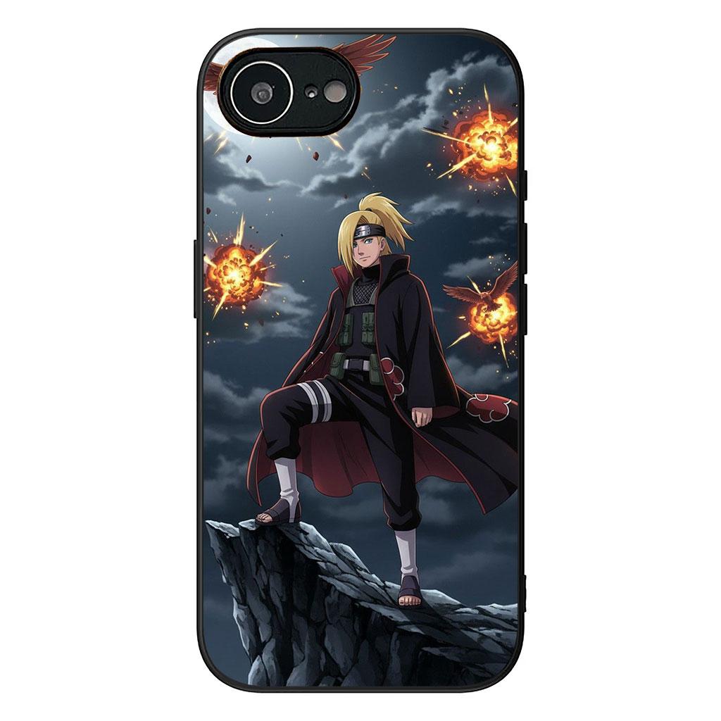 Narutos Deidara Itachi Pain Akatsuki Phone Cover for Apple iPhone 16 15 14 Plus 13 12 Mini 17 Pro Max + ProMax 16E Air Case