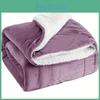 Polyester Soft Throw Blanket For Winter Cozy Comfort And Lounge Use