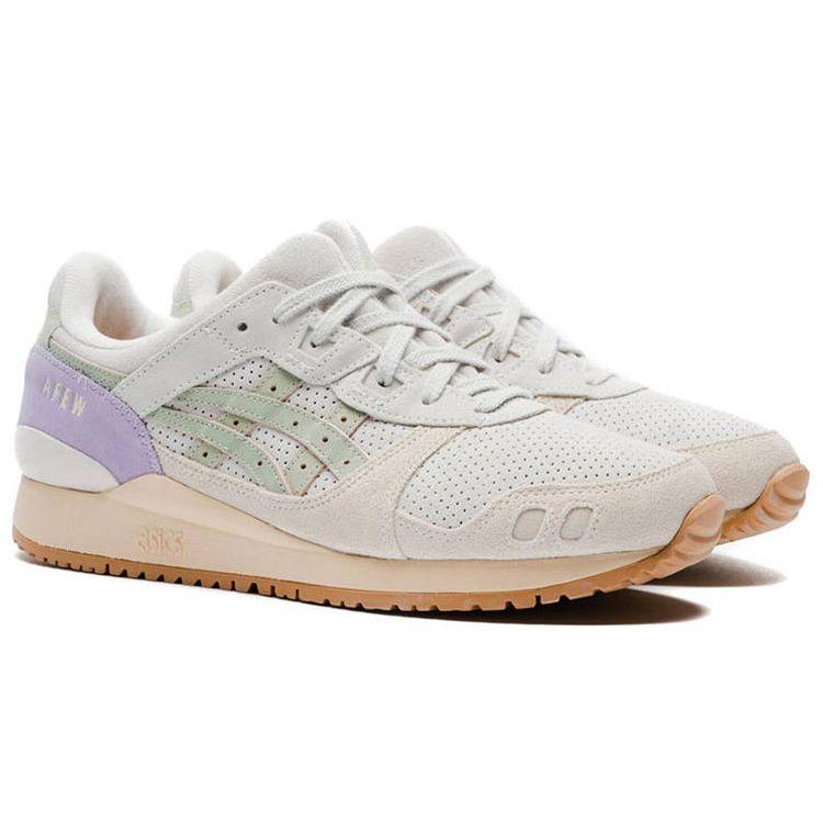 AFEW X ASICS Gel Lyte 3 Beauty Of Imperfection Unisex Sneakers Cream Polar-Shade Sea-Glass 1201A479-023