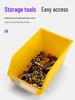 Back-Mounted Plastic Storage Box for Screws and Accessories