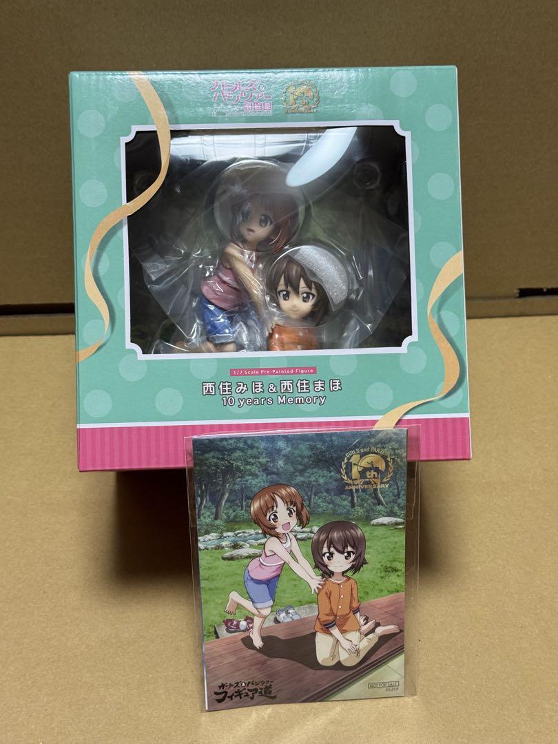

[USED] Nishizumi Miho & Nishizumi Maho 10 Years Memory Figure with Postcard