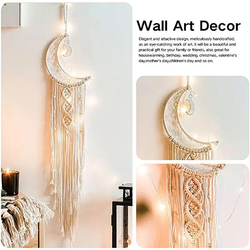 Nordic Decorative Pendant Tapestry Dreamcatcher Creative Handmade Weaving Gift Home Interior Wall Decoration Wall Hanging