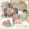 Bolsa Térmica para Almoço, Bolsa para Almoço Portátil de Grande Capacidade, Bolsa para Almoço com Múltiplos Bolsos