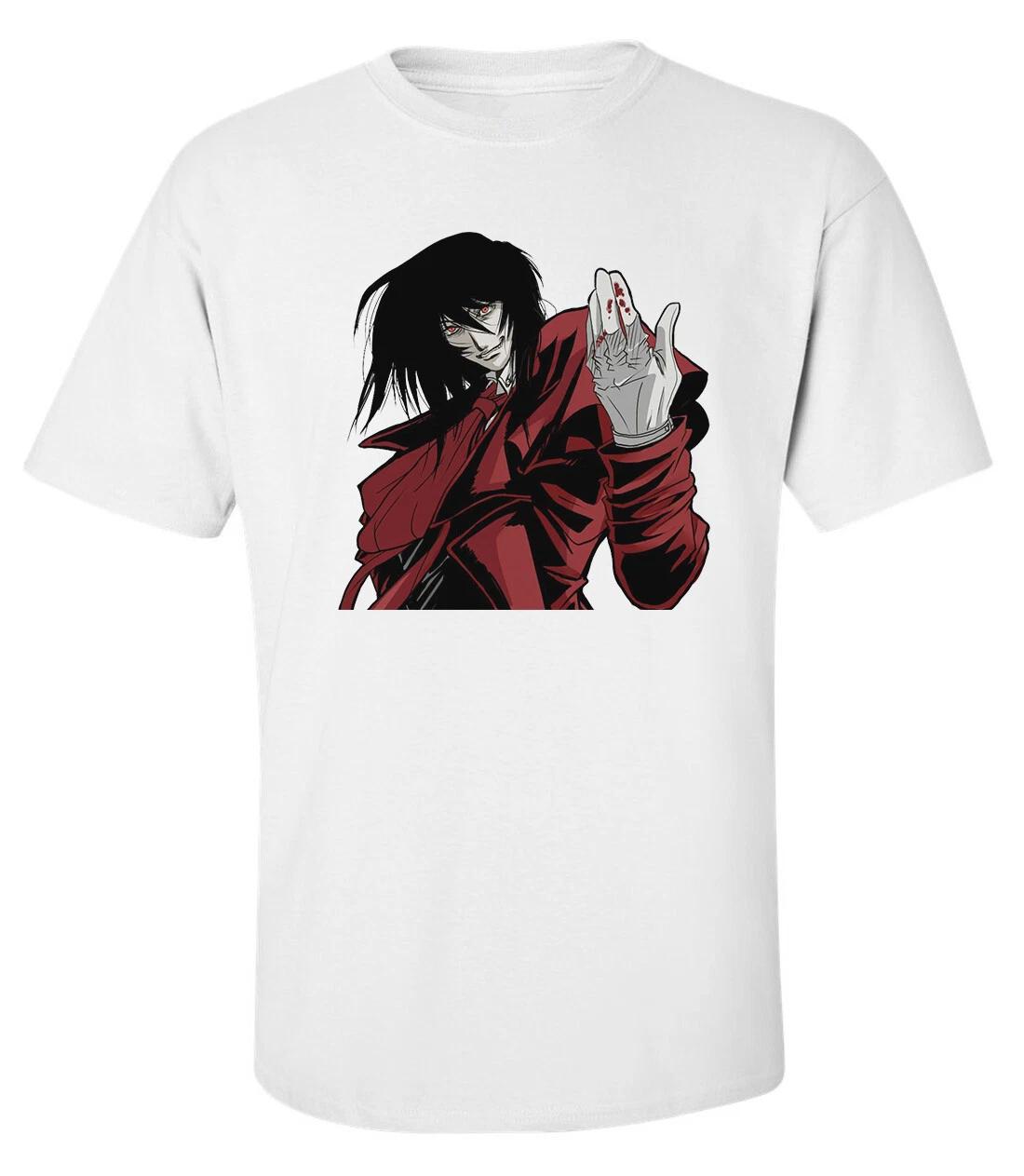 Alucard Hellsing Anime Japanese Manga Printed Cotton T-shirt Top Tee 150