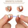 8 Pcs Magnetic Closure Pin Buttons Hijab Magnet Pins No Sew Brooch Button Pins For Veil Weights Fake Shirt Magnetic Pins