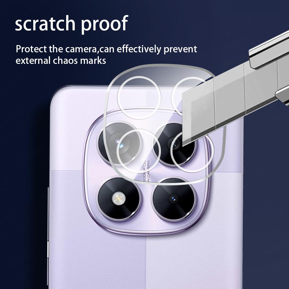 4 STK [2+2] Buet skjermbeskytter + glasslinsefilm Redmi Note 14 Pro 4G 5G For Xiaomi POCO X7 Note 13 14 Pro+ 5G Skjermbeskytter i herdet glass